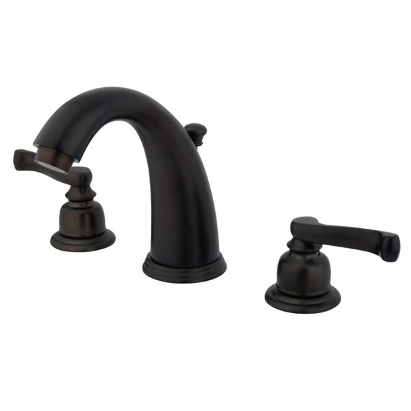 Kingston Brass KB985FL Widespread Bathroom Faucet, Oil Rubbed Bronze KB985FL